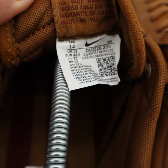 Nike SB Blazer Low Pro GT Light British Tan/Dark Team Red Size 14 - Picture 6 of 9